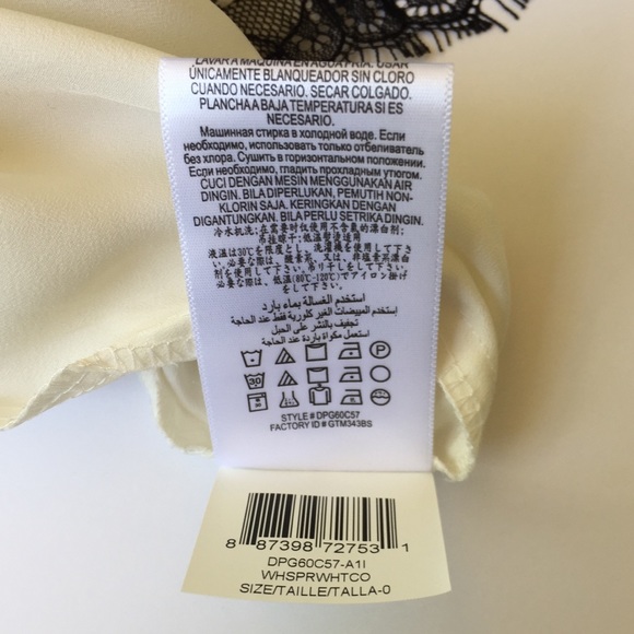 BCBG Polka Dot Mini Dress with Lace Trim Women’s size 0 - Picture 7 of 10